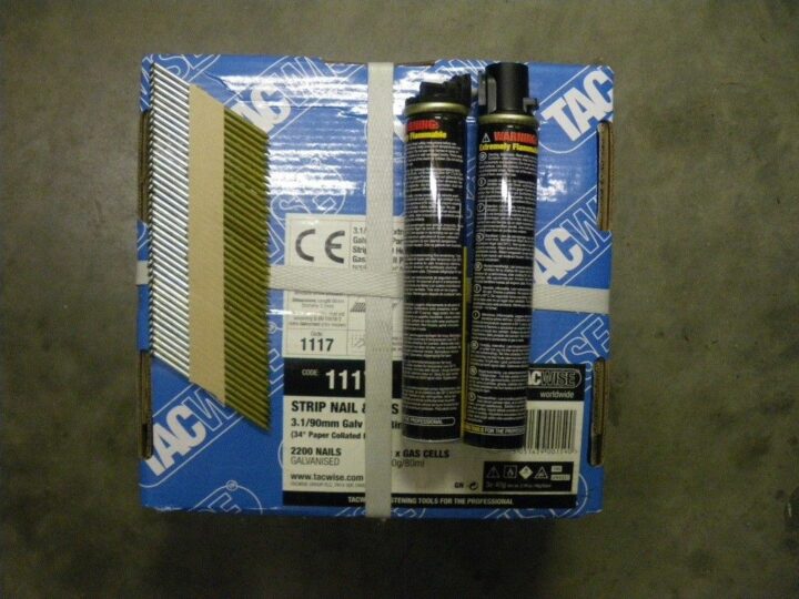 90mm First Fix Nail/Fuel Pack - Galvanised - Part Ring Shank - Image 5