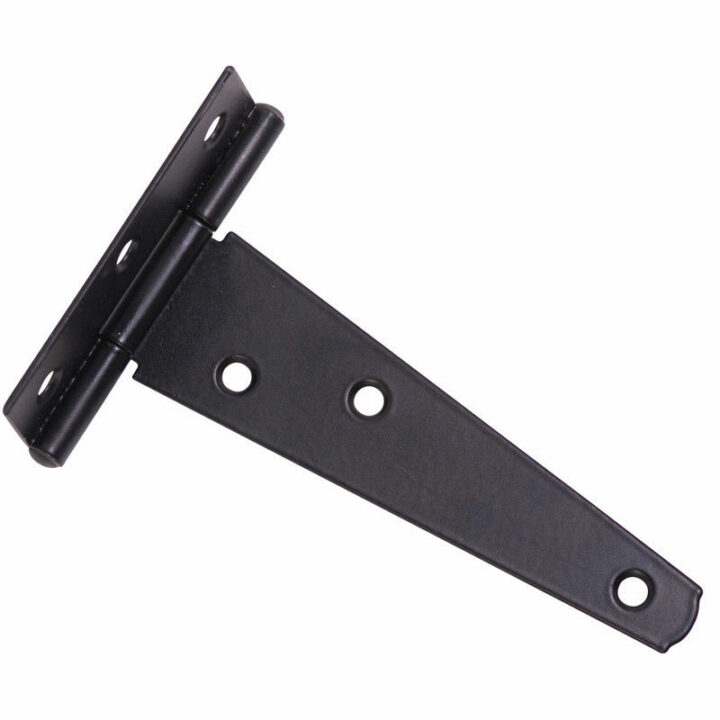 Black Tee-Hinges - Single Pair