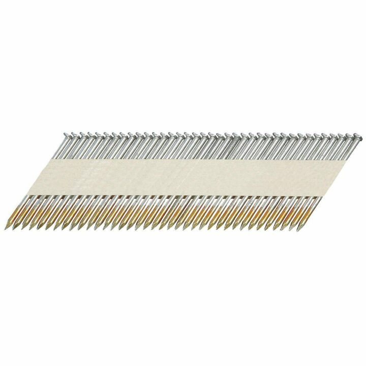 Galvanised Ring Shank 34° Angled 'D' Head Paper Collation Strip Nails