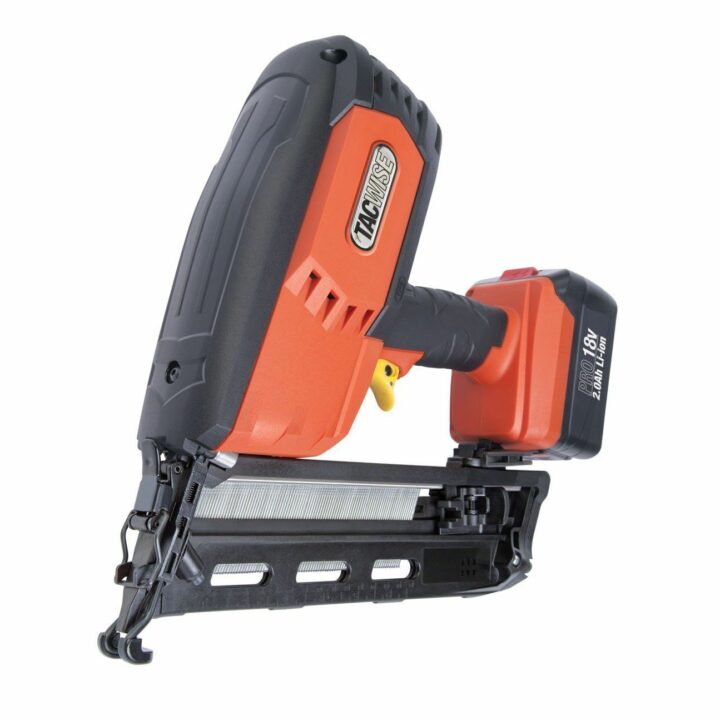 Tacwise 1243 Battery Powered 16 Gauge Angled Finish Nailer - 20mm-63mm