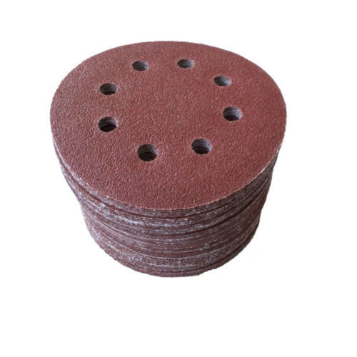 Hook & Loop (Velcro) 150mm (6") Sanding Discs - Eight Hole