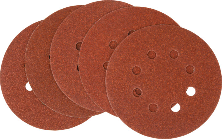 Self Stick 150mm (6") Sanding Discs - Eight Hole