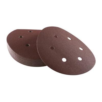 Hook & Loop (Velcro) 150mm (6") Sanding Discs - Six Hole