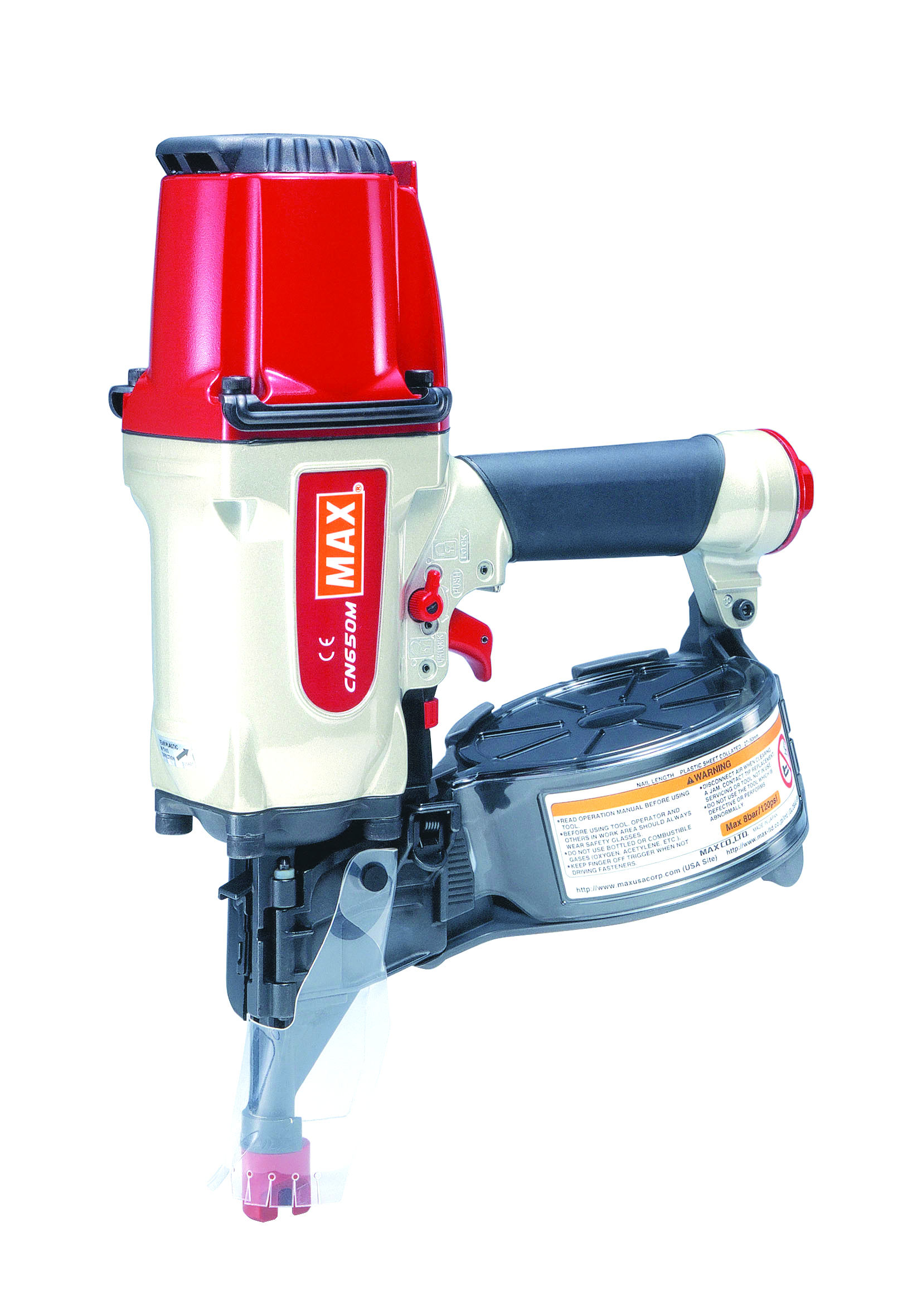 MAX CN650M/CE Concrete & Metal Coil Nailer - 27-50mm