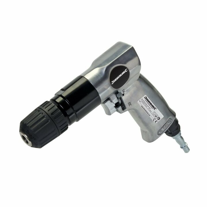 Reversible Air Drill - With 10mm Keyless Chuck