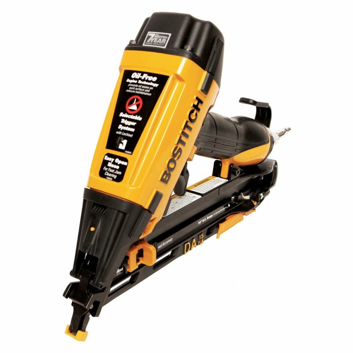 Bostitch DA1564K-E 15 Gauge Angled DA Air Finish Nailer - 32-64mm - Image 2
