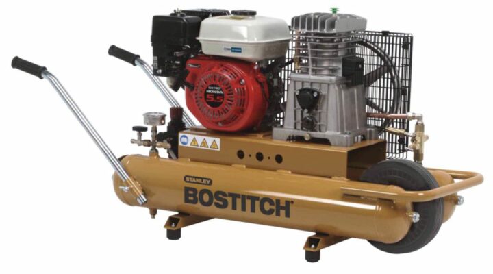 Bostitch SFC34WHP5.5 2 x 17 Litre Industrial Petrol Air Compressor