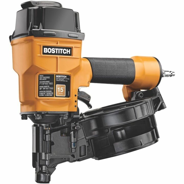 Bostitch IC60-1-E Industrial Pallet Contact Trip Air Coil Nailer - 25-60mm